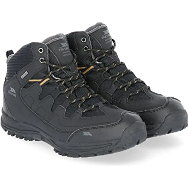 Trespass Finley, Herren Wanderstiefel mit rutschfester Sohle, Schwarz – Bild 7