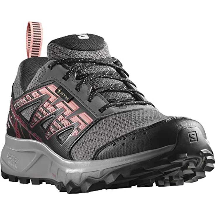 Salomon WANDER GORE-TEX Wanderschuh, wasserdicht mit Trailrunning-Sohle für besseren Grip, grau – Bild 4