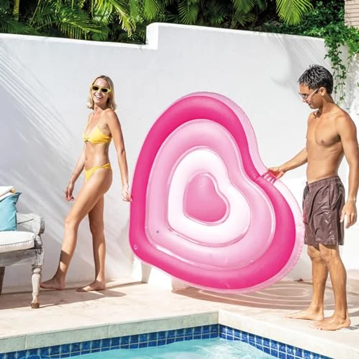 Intex Luftmatratze pinkes Herz Sweetheart Float 155cm x 135cm x 25cm 58727EU – Bild 6