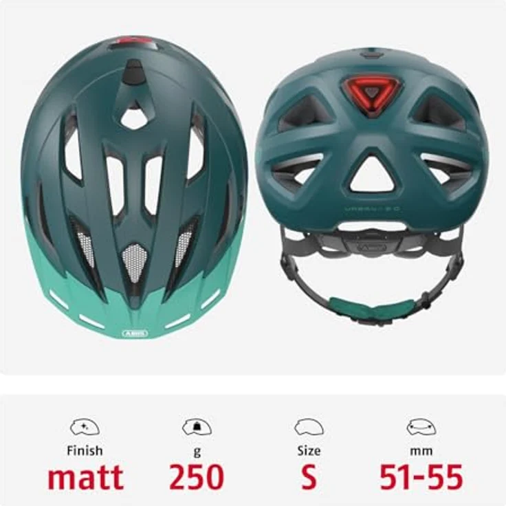 Abus Helm Urban-I 3. 0 - Core green 51 - 55 cm – Bild 4