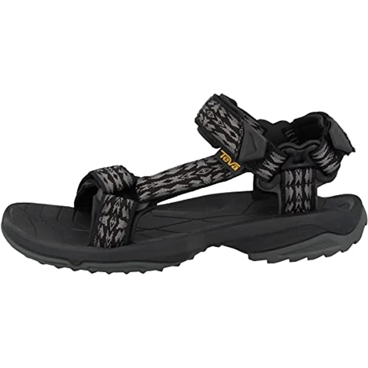 Teva Terra Fi Lite Sandale Herren, leicht mit 3 Klettverschlüssen und dämpfendem Fußbett, Rambler Black, Größe 43 – Bild 1