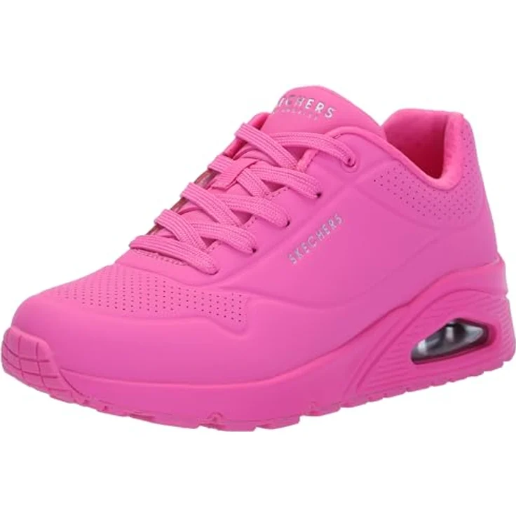 Skechers UNO Stand On Fresh Update, Damen Sneaker in Rosa mit Air Cooled Memory Foam und Luftkissen-Dämpfung – Bild 1