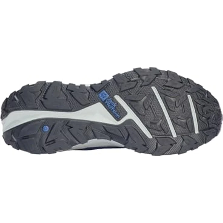 JACK WOLFSKIN PS TRAIL KNIT LOW M, Herren Wanderschuhe mit TEXARIDE-Technologie und Mesh-Obermaterial, grau – Bild 3