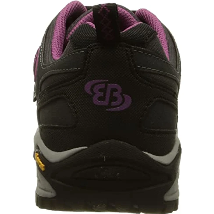 Brütting Mount Shasta Low, Damen Wanderschuhe mit flexiblem Wechselfussbett, grau – Bild 3