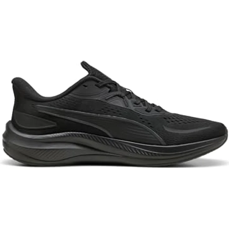 PUMA Skyrocket Lite 2 Laufschuhe für Erwachsene, ultraleicht mit Pumalite Dämpfung und Softfoam+ Innensohle, Schwarz Matt Silber Grau – Bild 3