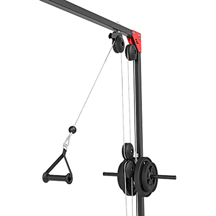 Marbo Sport Cable-Crossover Maschine Kabelzugturm Kabelzugbrücke Kraftstation MH-W103 2.0 | Rotierende Seilrollen und Hantelscheibenbeladung – Bild 3