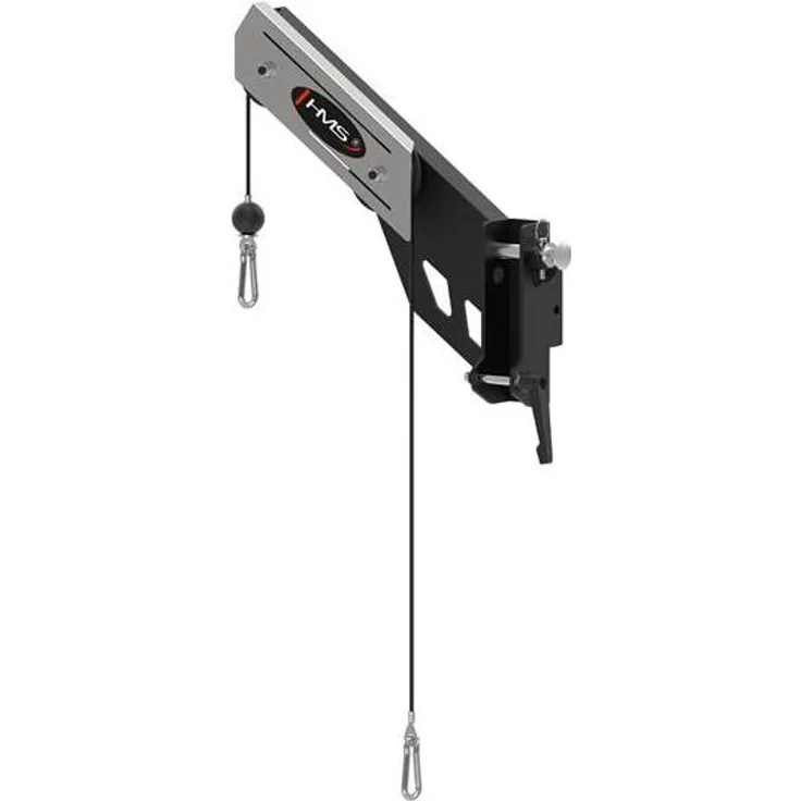 ROSFIX Oberer Auszug LPD02 HMS, Maschinenzugstange für Kraftstationen mit verstellbarer Höhe und Winkel, maximale Belastung 120 kg