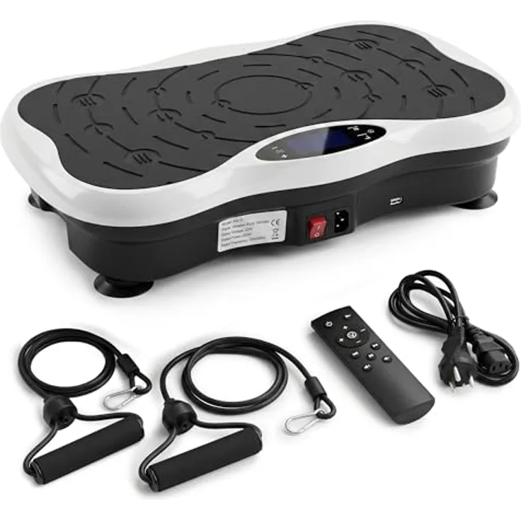 Extralink Vibrationsplatte für Ganzkörpertraining, 200 W, Muskelaufbau Fitnessgerät