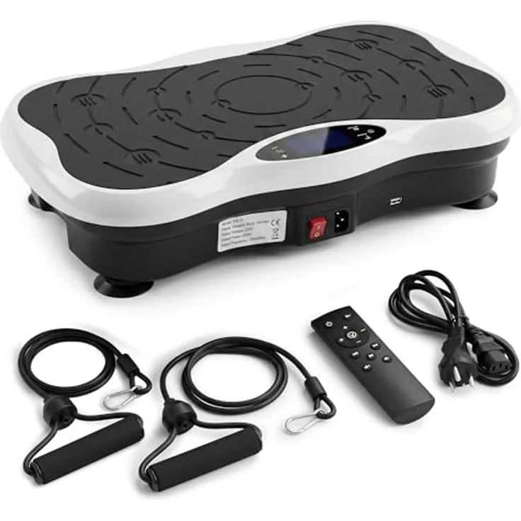 Extralink Vibrationsplatte für Ganzkörpertraining, 200 W, Muskelaufbau Fitnessgerät – Bild 1