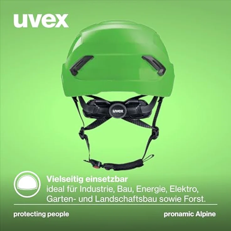 Uvex pronamic Alpine, Multifunktionsschutzhelm für Klettern und Bau, EN 12492 & EN 397, für Damen/Herren, 51-63 cm, optimale Belüftung & Komfort – Bild 3