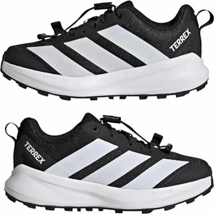 Adidas Terrex Agravic, Laufschuhe für Jungen mit LIGHTMOTION Dämpfung, Schnellschnürung und Traxion Technologie, weiß – Bild 6