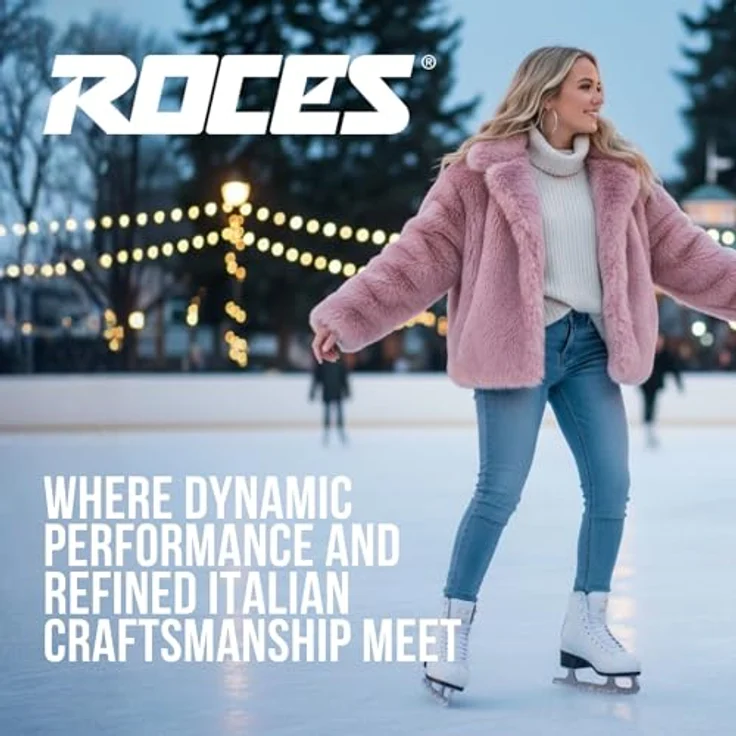 Roces Damen Schlittschuhe Paradise Lama, Eislaufen, Weiß, Größe 41, langlebig und bequem – Bild 2