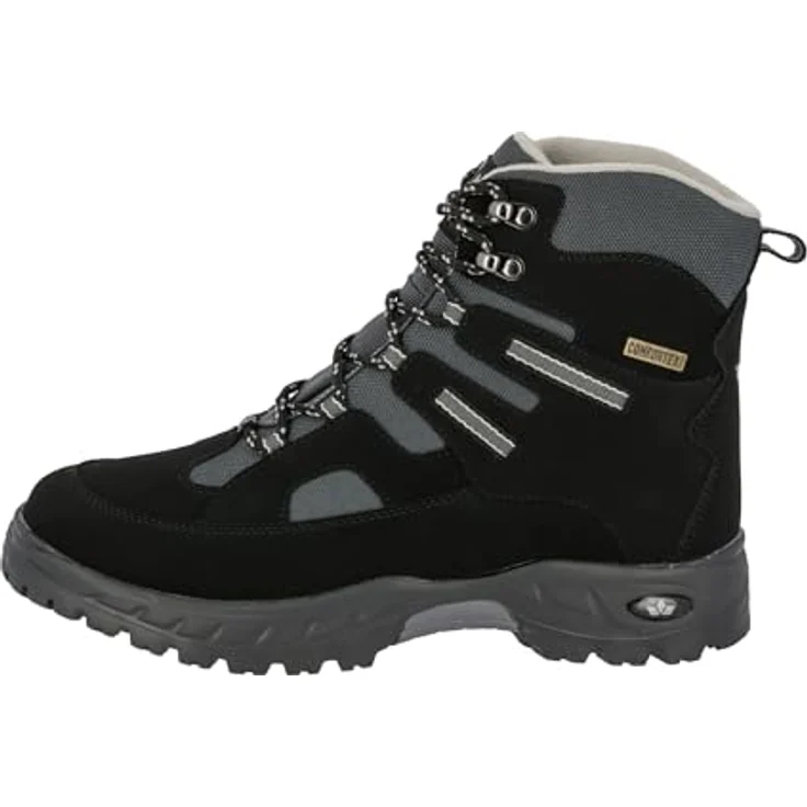 LICO work Lico Winterboot FLAKE, Wanderschuh aus Nylon mit kuscheligem Futter und Textilinnensohle, schwarz – Bild 2