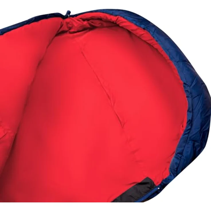 Trollkids Kids Midnight Sun Dreamer Schlafsack, verstellbar und kompaktes Packmaß, bright red, One Size – Bild 4