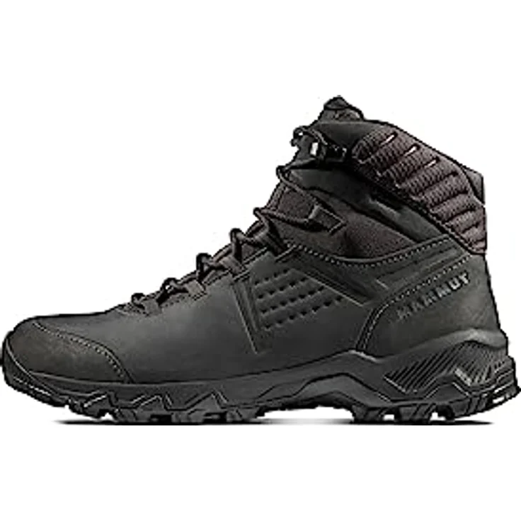 Mammut Mercury IV Mid GORE-TEX, Herren Wanderschuhe mit Vibram-Sohle und terracare® Nubukleder, Schwarz (44.5, 45) – Bild 1