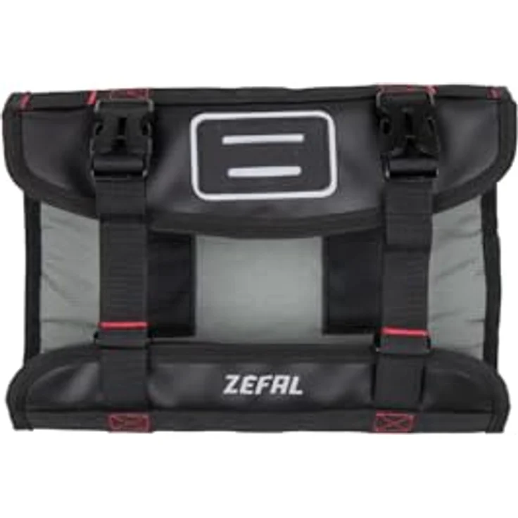 Zefal Velotasche, Lenkertasche 5 l, wasserdicht, rot/schwarz, reflektierend, universelle Montage – Bild 5