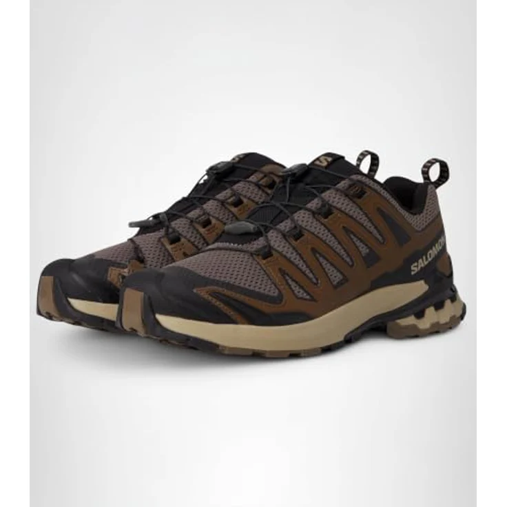Salomon XA PRO 3D v9, Trailrunning Schuhe mit wasserabweisendem Obermaterial und atmungsaktivem Innenfutter, Falcon/Dsrtan/Black, Größe 42.5 – Bild 8