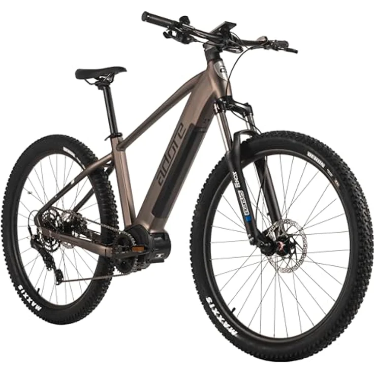 Adore GX-750 E-Bike Mountainbike Hardtail 29", 130NM Mittelmotor, 540Wh, 9-Gang Shimano Cues, platingrau matt – Bild 1