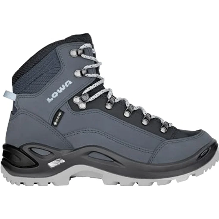 Lowa Renegade Mid GTX, wasserdichter Wanderschuh aus Nubukleder, All-Terrain, smoke blue – Bild 1