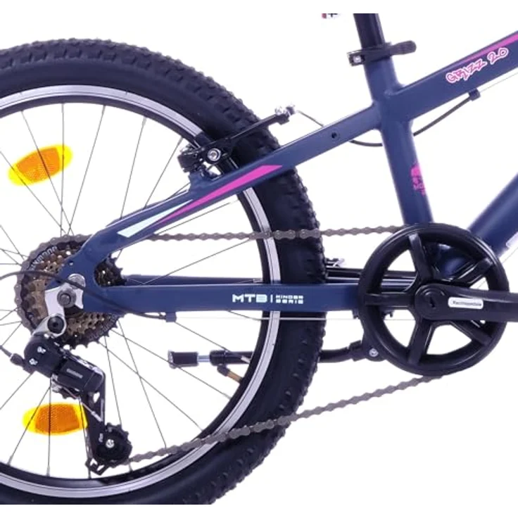 BERLIN BIKE Kinderfahrrad Grizz 20 Zoll MTB, Aluminiumrahmen, 7-Gang Shimano-Schaltung, ideal für 6–9 Jahre, Jungen und Mädchen – Bild 5