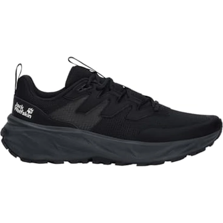 Jack Wolfskin PS Trail Low M Wanderschuh, Stabilitätsschuhe mit EVA-Zwischensohle und profilierten Gummi-Sohlen, Schwarz, Gr. 48.5 – Bild 2