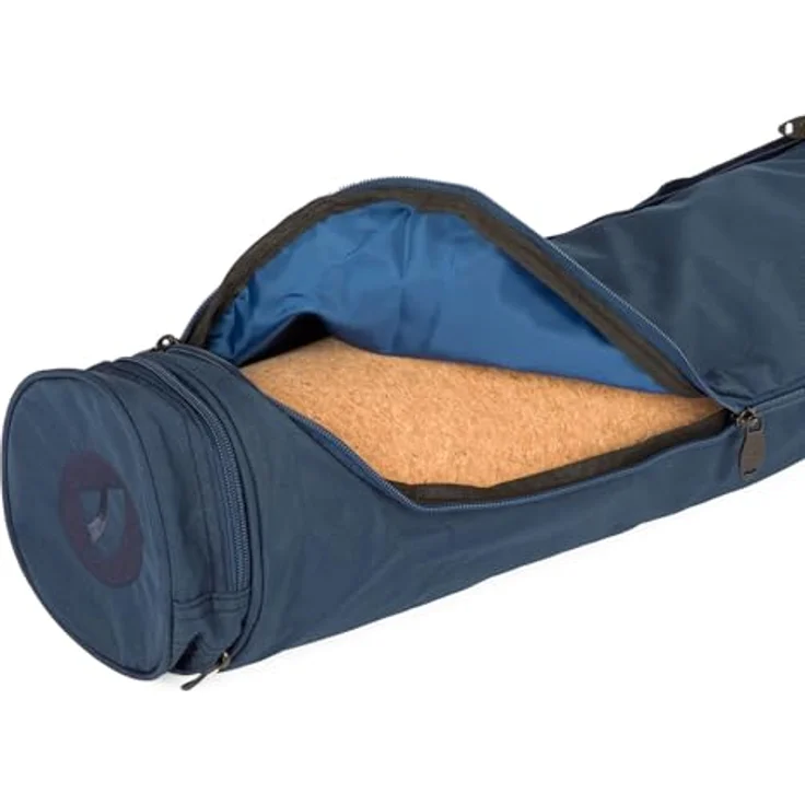 bodhi Yogamatten Tasche Asana Bag XL 70, dunkelblau, leichte Tasche für 70 cm breite Matten mit Außentasche – Bild 2