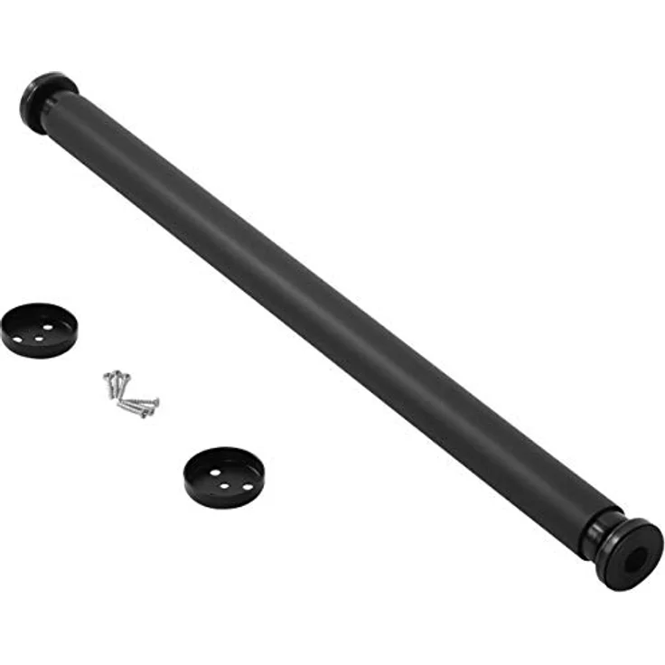 GORILLA SPORTS® Klimmzugstange - für Türrahmen, Ohne Schrauben, 63-93 cm Verstellbare, aus Stahl, mit Eva Schaumstoffgriffen, Schwarz – Bild 3