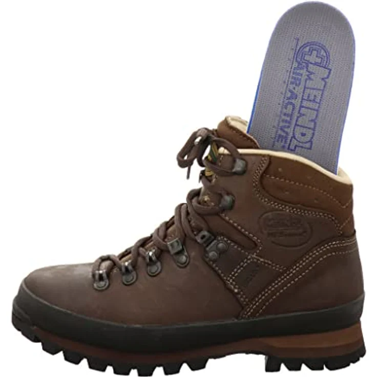 Meindl Borneo Lady 2 MFS, Damen Wander-Trekkingstiefel aus Nubukleder, dunkelbraun - nougat, 650g pro Schuh – Bild 6