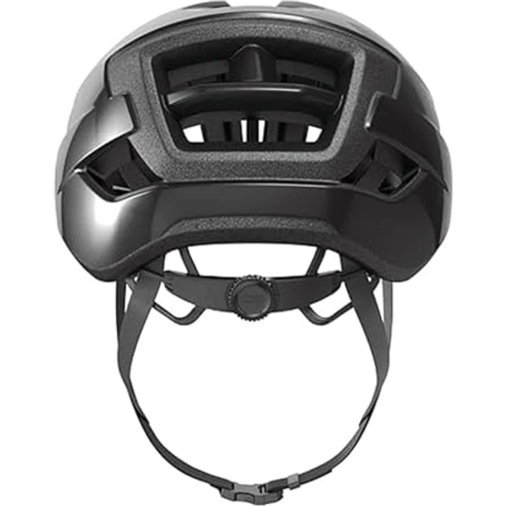 Abus WingBack Velohelm, 54-58 cm, minimalistisches Design mit tiefen Belüftungskanälen und flatterfreien FlowStraps-Gurtbändern – Bild 3