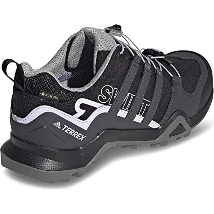 adidas TERREX SWIFT R2 GORE-TEX, Wasserdichter Wanderschuh mit optimalem Grip und Speed-Lacing System, schwarz – Bild 8