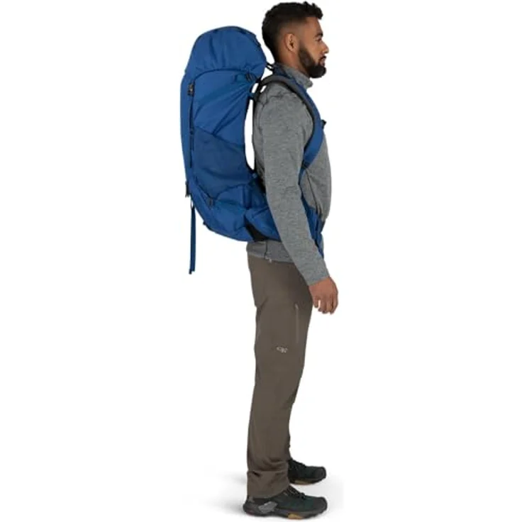Osprey Rook 50 Trekkingrucksack, 75 cm, 100% Polyester, astology blue-blue flame – Bild 10