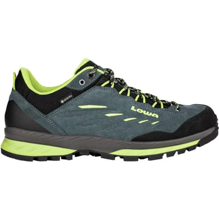 LOWA Halbschuh DELAGO GTX LO, wasserdicht, Low-Cut, petrol/limone, Größe 43.5 – Bild 5