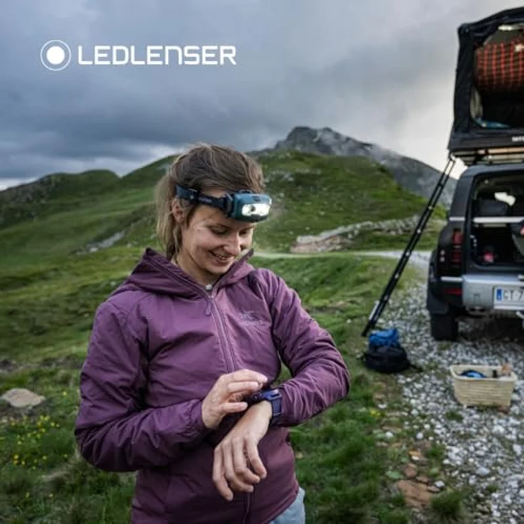 Ledlenser HF8R Core Stirnlampe Led wiederaufladbar Teal Green | LED Kopflampe 1600 Lumen | Adventure Headlights mit Rotlicht | Outdoor Stirnleuchte | Kopfleuchte | wasserdichte Kopftaschenlampe IP68 – Bild 5