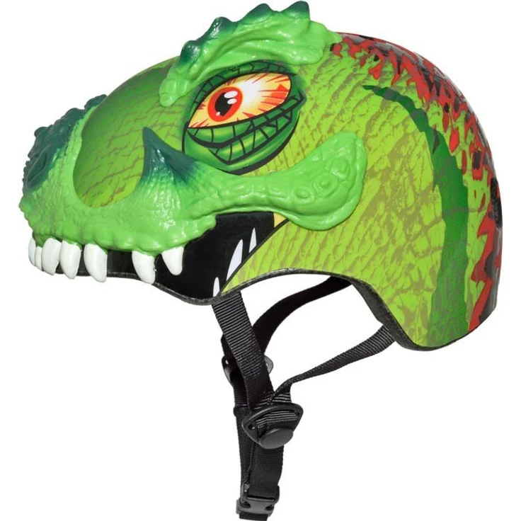 Raskullz Dino Junior-Helm, Mehrfarbig, Velohelm für Kinder