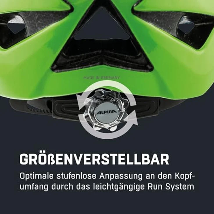 Alpina Fahrradhelm PANOMA 2. 0 56-59 cm, green blue gloss – Bild 6