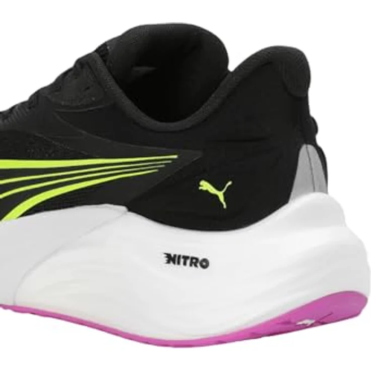 Puma Electrify NITRO 4 Wn, Damen Laufschuhe mit NITROFOAM™ und PROFOAMLITE Dämpfung, Schwarz, Größe 40 – Bild 4