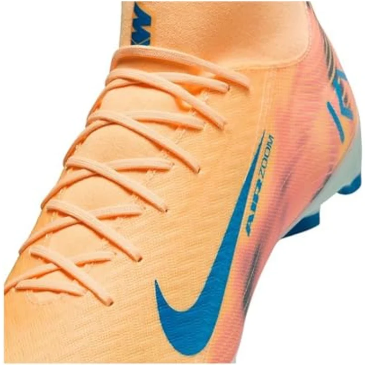 Nike Mercurial Superfly 10 Academy KM FG/MG, Fußballschuhe für Unisex, Fusion Orange, Dynamic Fit-Kragen, NikeSkin-Obermaterial, optimierter Grip – Bild 3