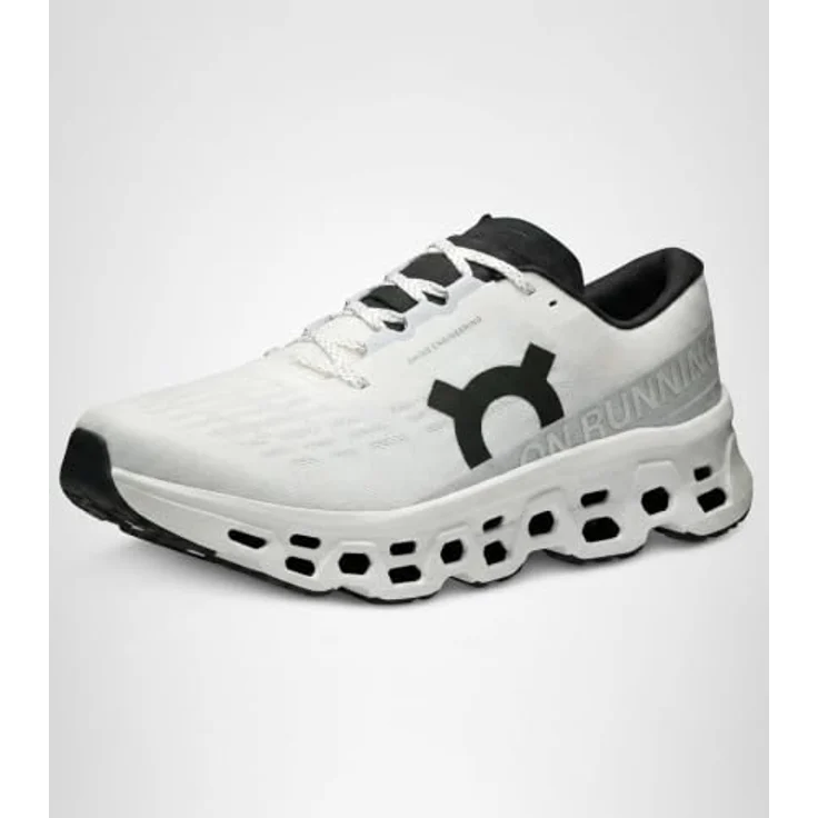 ON Running CLOUDMONSTER 3, Neutrale Laufschuhe mit CloudTec®-Dämpfung und atmungsaktivem Obermaterial, weiß, Größe 44.5 – Bild 2