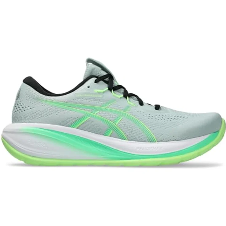 ASICS GEL-CUMULUS 28, Laufschuhe für Herren mit optimaler Dämpfung, COLD MOSS/VITAL GREEN, Größe 43-5 – Bild 3