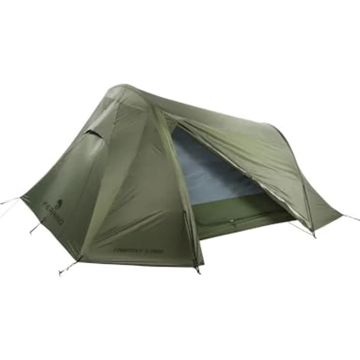 Ferrino Lightent Pro Zelt, 3-Personen Campingzelt mit Belüftungsärmel und Moskitonetz, oliv – Bild 3