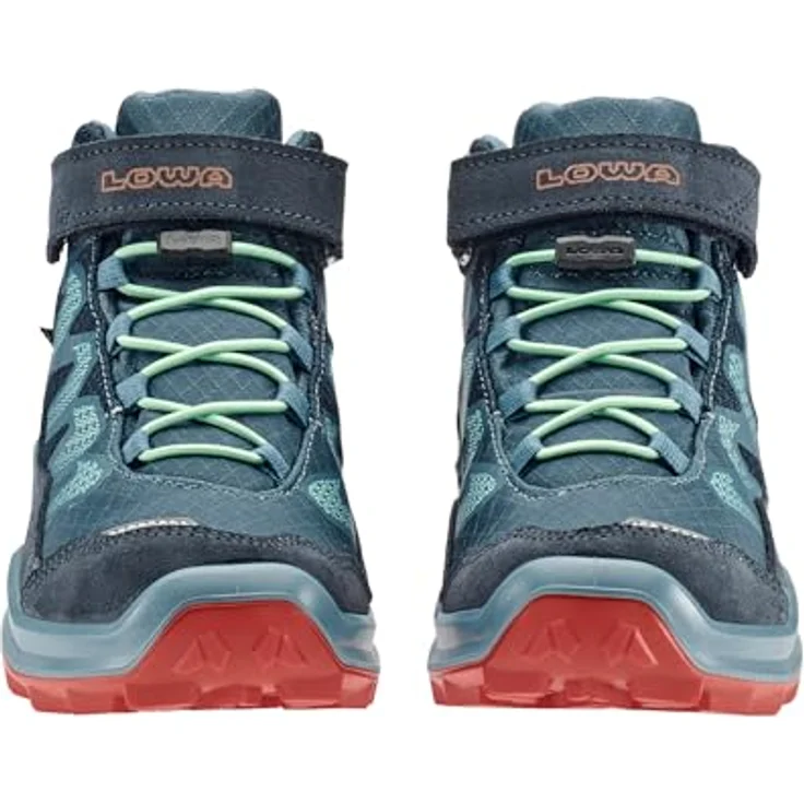 Lowa Maddox Pro Gtx Mid Vc Jr, Wanderschuhe für Kinder, Größe 30, Navy/Rauchblau, Veloursleder, mit Schnellverschluss und PU-Laufsohle – Bild 3