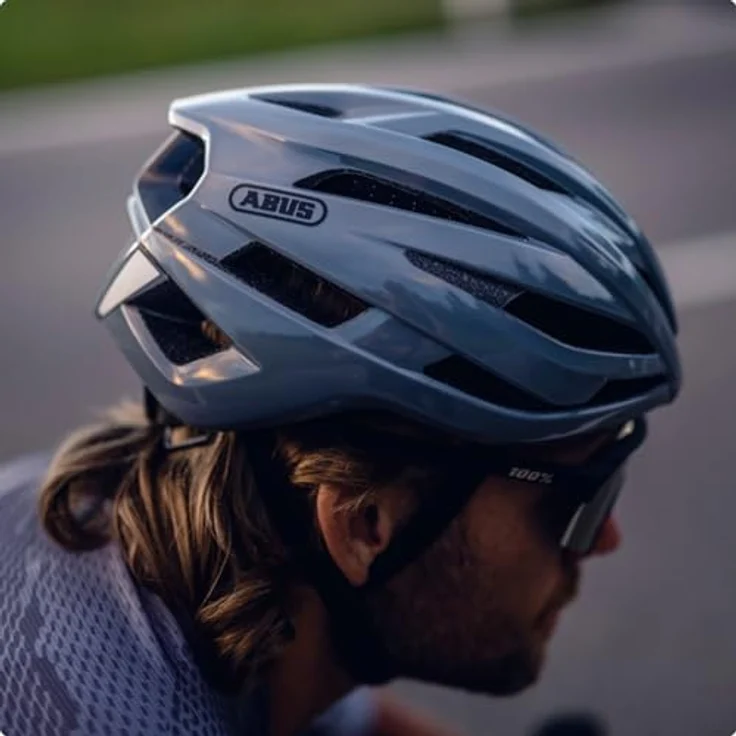 Abus StormChaser ACE, Velohelm (51 - 55 cm) mit optimierter Belüftung und höhenverstellbarem Verstellsystem – Bild 6