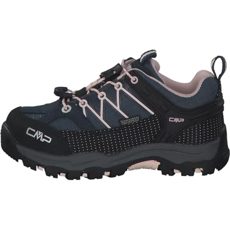 CMP Rigel LOW 3Q54554J Kinder Trekking Schuhe, wasserdicht, isolierend, atmungsaktiv, Leder-Obermaterial – Bild 2