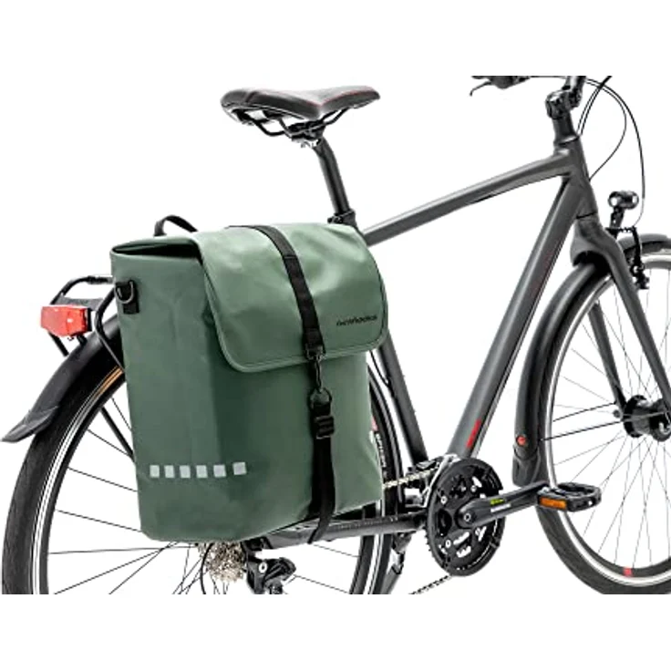 New Looxs Odense Single, Velotasche mit 17,5 Litern Volumen, abnehmbar, zwei Reißverschlussfächer, für E-Bikes geeignet – Bild 6