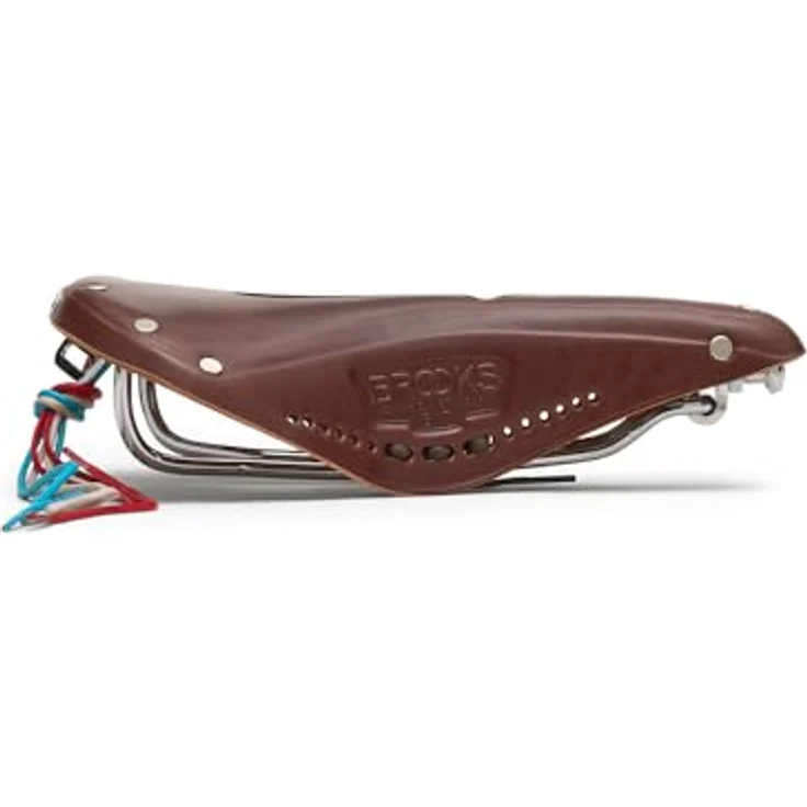 Brooks England B17, Velosattel aus Echtleder mit Aussparung für optimalen Komfort, schwarz – Bild 3