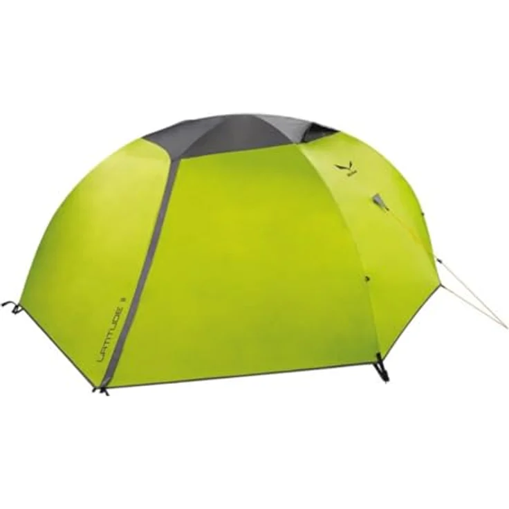 Salewa Latitude II, Kuppelzelt für 2 Personen, grau, leicht und wasserdicht mit 1500 mm/3000 mm Wassersäule, 2,4 kg – Bild 1