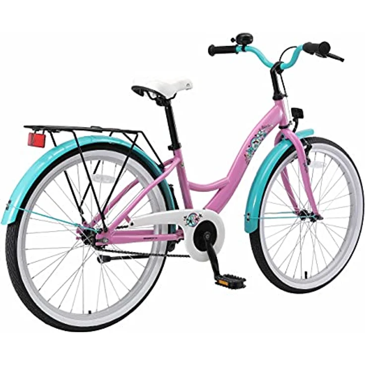 BIKESTAR Kinder Fahrrad ab 9 Jahre | 24 Zoll Classic Kinderrad | Pink – Bild 4
