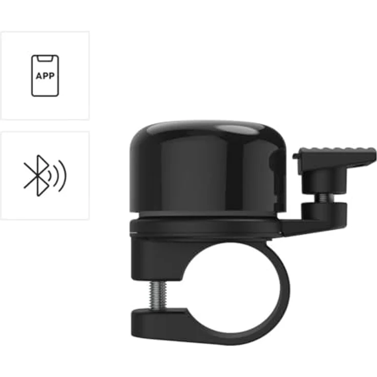 Hama AirBell Pro Fahrradklingel mit Bluetooth-Finder für Apple "Wo ist?", Ø 2,2 cm, inkl. Zubehör – Bild 2