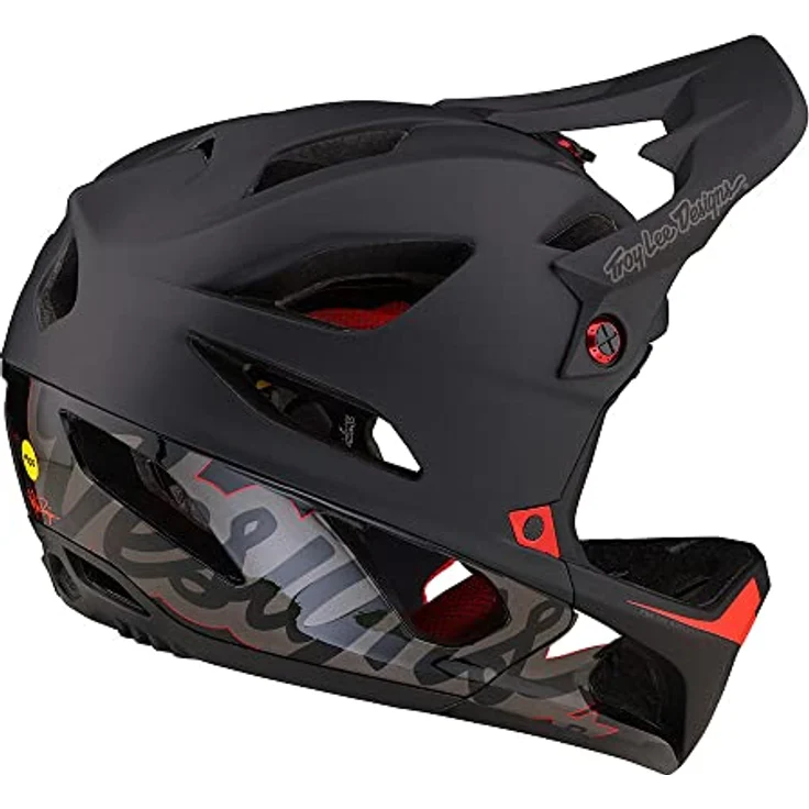 Troy Lee Designs Stage Mips Downhillhelm, Euro Bike Gold Award Winner 2018, leicht, schwarz, Größe XL-2XL – Bild 5