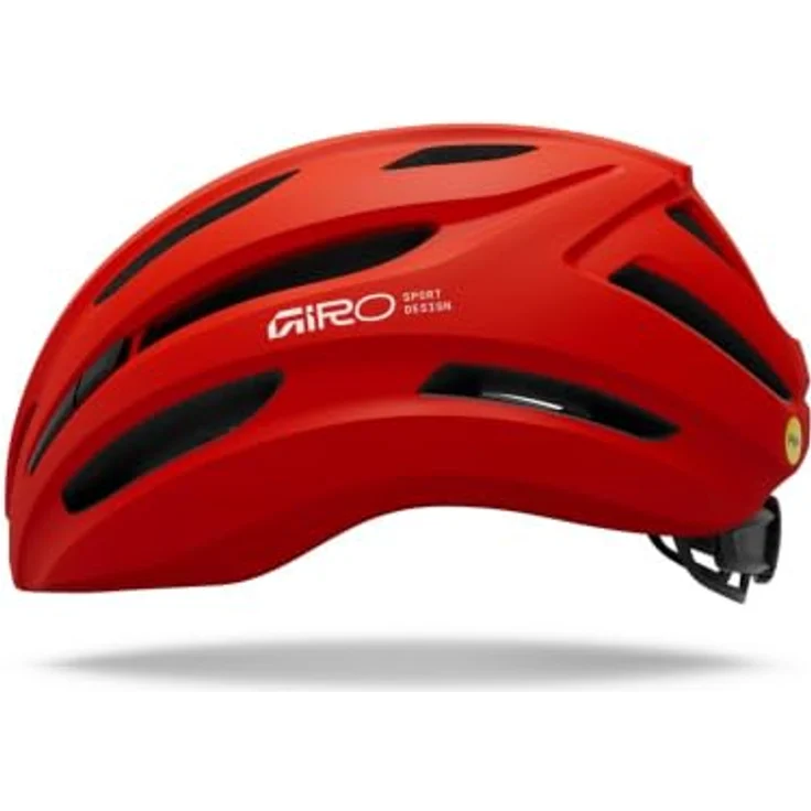 Giro Isode II, leichter Rennradhelm mit hoher Belüftung, rot, One Size – Bild 4